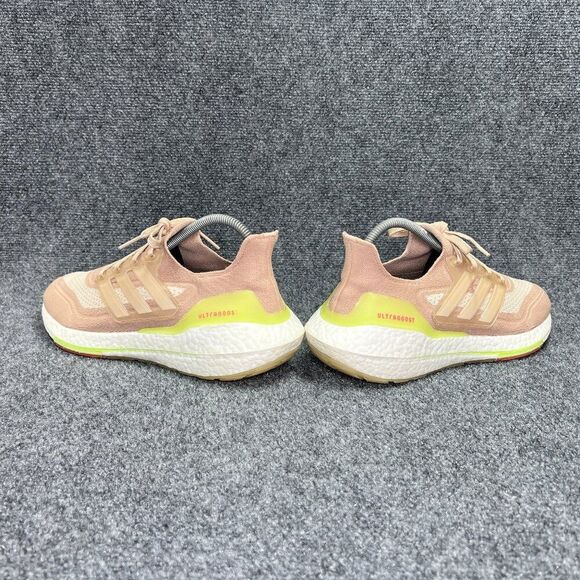Adidas Ultraboost 21 Running Shoes Women's Size 11 Ash Pearl Halo Ivory Sneakers - Picture 6 of 11